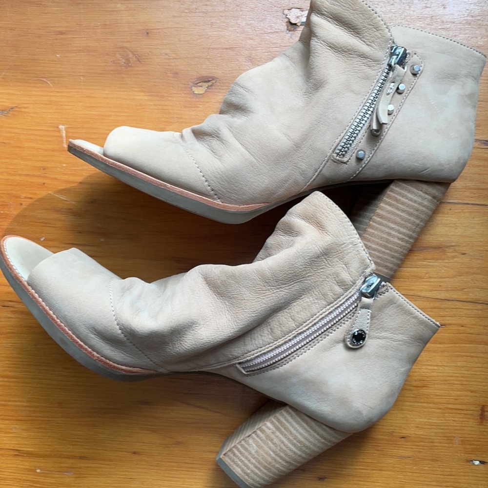 Geox peep toe booties - Picture 3 of 7